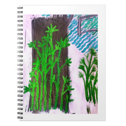 Hand painting painting notebook