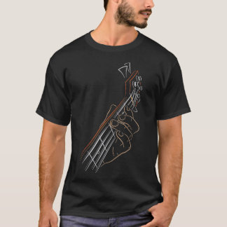 Hand Playing Guitar Vintage Music Lover Guitarist T-Shirt
