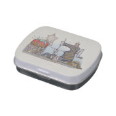 Hand Powered Sewing Machine Candy Tin (Side)