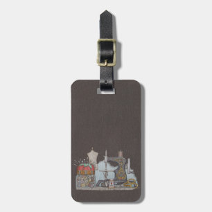 Hand Powered Sewing Machine Luggage Tag