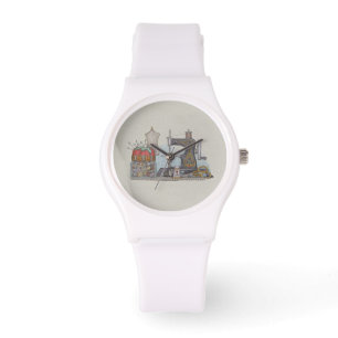 Hand Powered Sewing Machine Watch