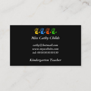 Hand Prints, Business Card