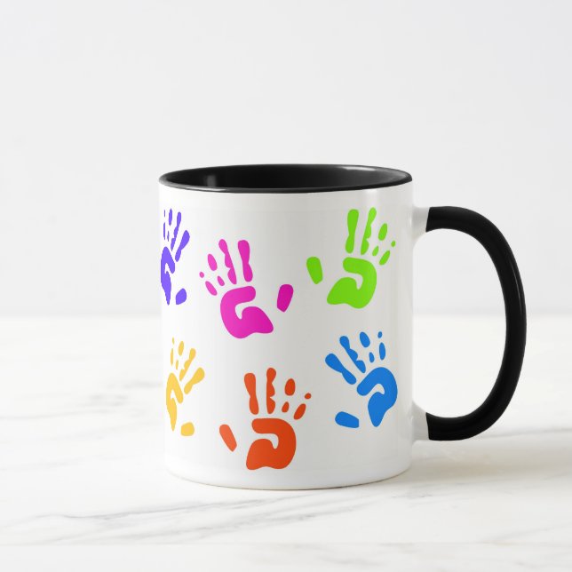 Hand Prints Mug (Right)