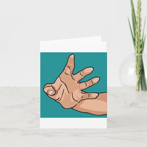 Hand Reaching Card