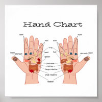 Hand Reflexology Chart