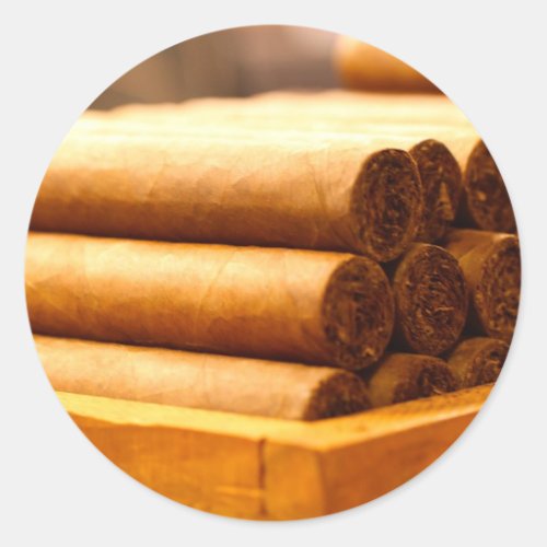 Hand Rolled Cigars from La Romana DR Classic Round Sticker