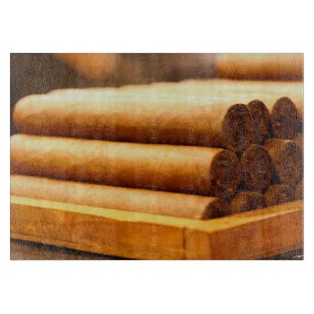 Hand Rolled Cigars From La Romana Dr. Cutting Board by Scotts_Barn at Zazzle