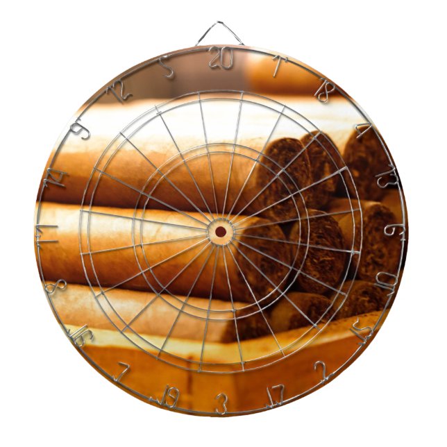 Hand Rolled Cigars from La Romana DR. Dartboard (Front)