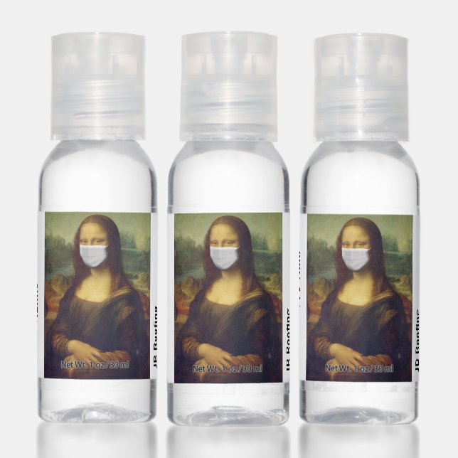 Hand Sanitizer 12 Promotional Custom Text Message (Set)