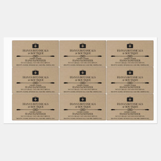 Hand Sanitizer Labels