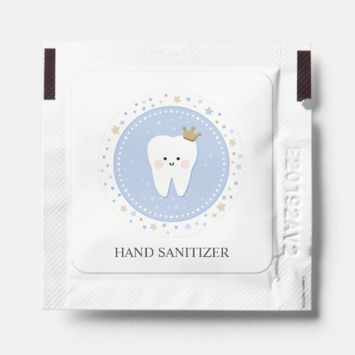 Hand Sanitizer Packet for the First Tooth party