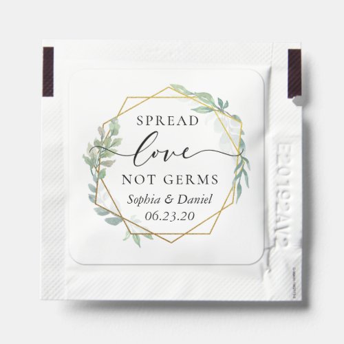 Hand Sanitizer Packets for Weddings