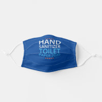 Hand Sanitizer Toilet Paper Funny Hoarding Joke Cloth Face Mask