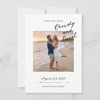 Hand Scripted Save The Date