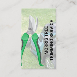 Hand Shears Lawn Mower Business Card