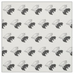 Hand Silhouette Bear Cub Fabric