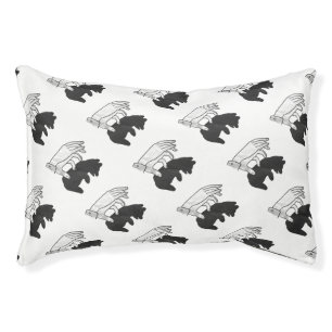 Hand Silhouette Bear Cub Pet Bed