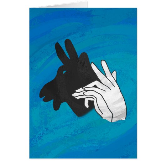 Hand Silhouette Billy Goat Blue (Front)