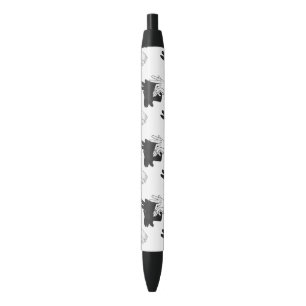 Hand Silhouette Billy Goat Gray Pen