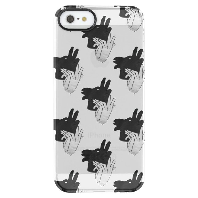 Hand Silhouette Billy Goat Gray Uncommon iPhone Case (Back)