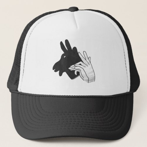 Hand Silhouette Billy Goat Trucker Hat