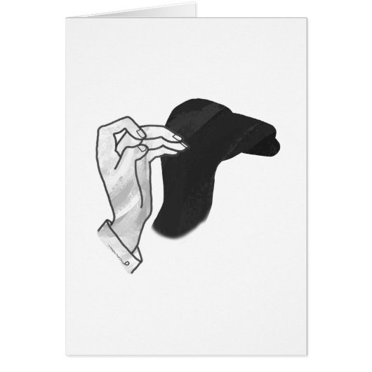 Hand Silhouette Camel Cards (Front)