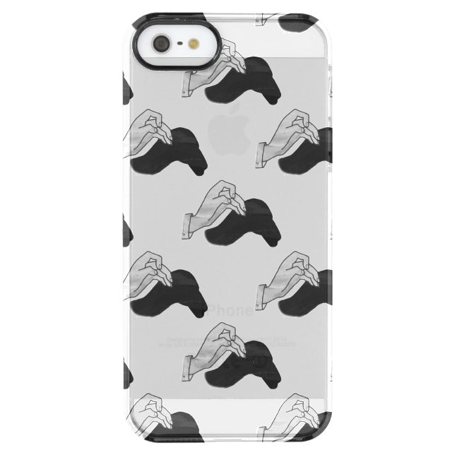 Hand Silhouette Camel Uncommon iPhone Case (Back)