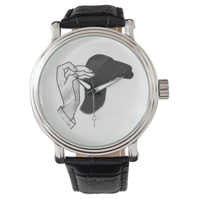 Hand Silhouette Camel Watch (Front)