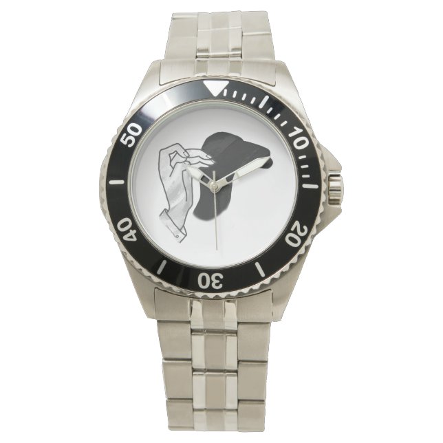 Hand Silhouette Camel Watch (Front)