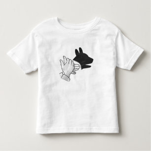 Hand Silhouette Dog Toddler T-shirt