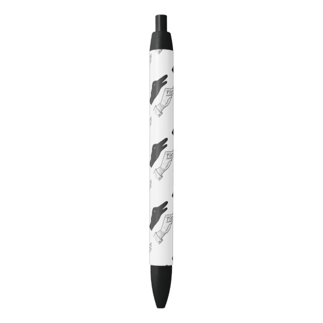 Hand Silhouette Duck Pen (Front Vertical)