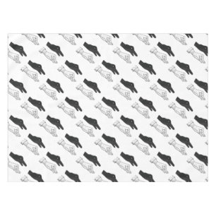 Hand Silhouette Duck Tablecloth