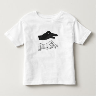 Hand Silhouette Duck Toddler T-shirt