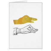 Hand Silhouette Duck Yellow (Front)