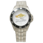 Hand Silhouette Duck Yellow Watch