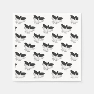 Hand Silhouette Eagle Napkins