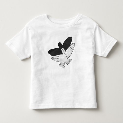 Hand Silhouette Eagle Toddler T_shirt