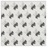 Hand Silhouette Rabbit Fabric