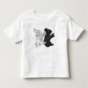 Hand Silhouette Rabbit Toddler T-shirt
