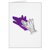 Hand Silhouette Wolf Purple (Front)