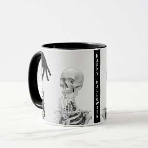 Hand Skeleton Halloween Mug