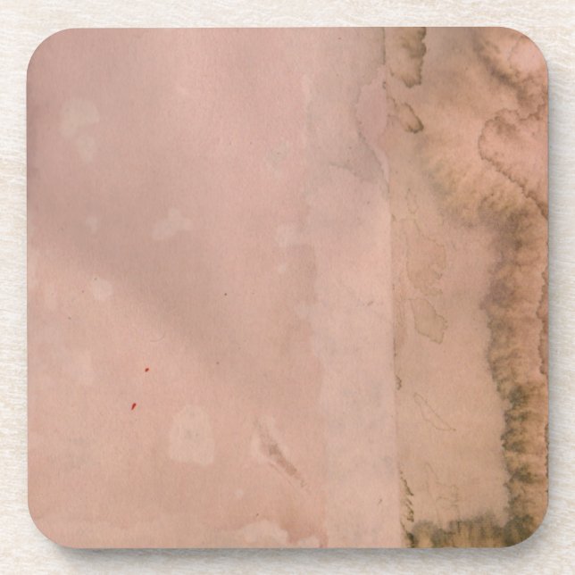 Hand Stained Paper 1 Drink Coaster (Front)
