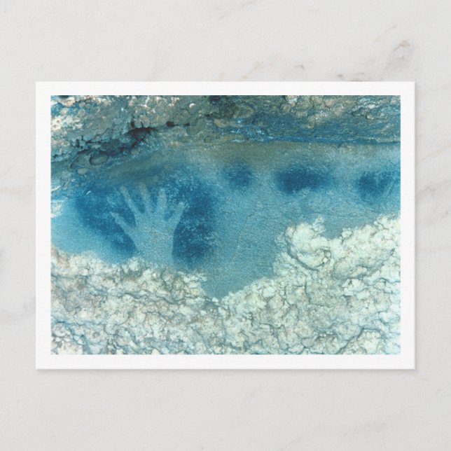 Hand stencil, from upper section of the Spotted Ho Postcard (Front)