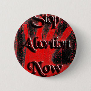 Hand - Stop Abortion Now Button