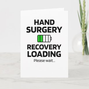 Hand Surgery Recovery Gifts   Broken Hand Surgery Card