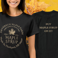 Hand Tapped Wood-Fired Maple Syrup Gold Leaf 