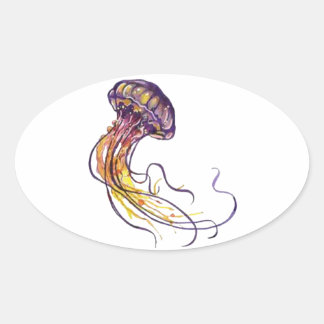HAND TEMPLATE OVAL STICKER