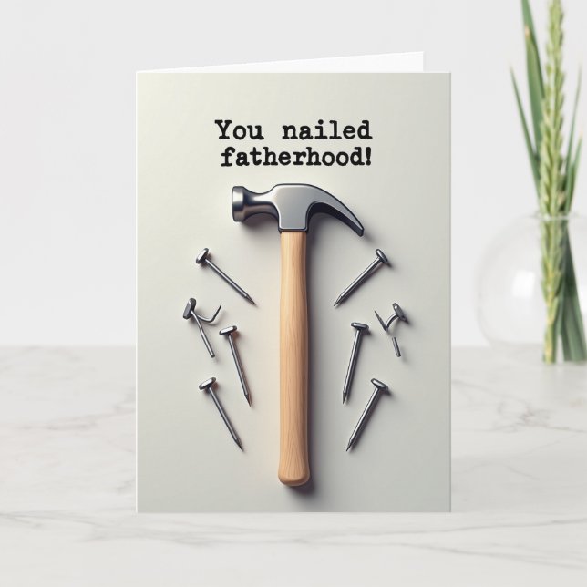 Hand Tool Fathers Day Card (Front)