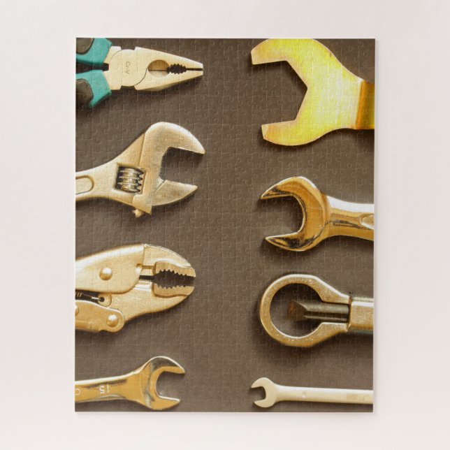 Hand tools jigsaw puzzle (Vertical)