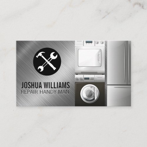 Hand Tools Logo  Appliances Business Card